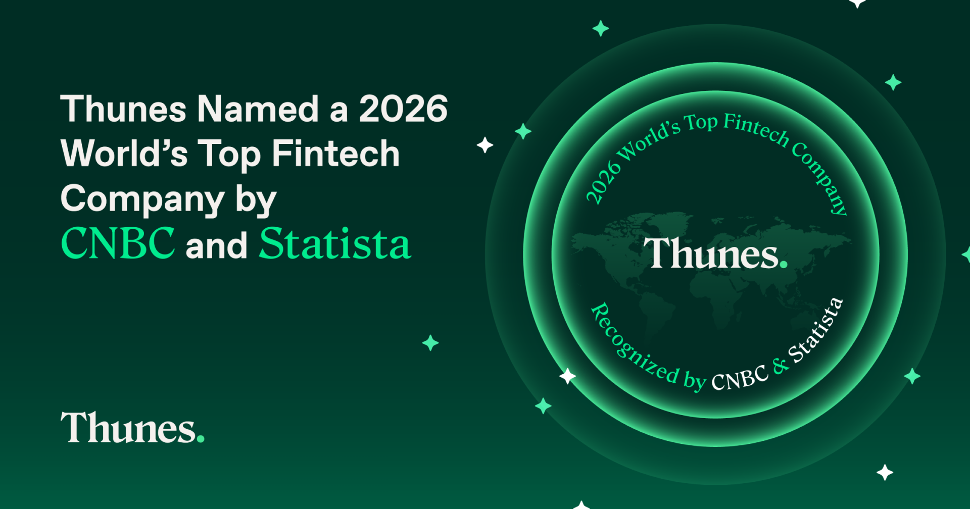 Thunes Named a 2026 World’s Top FinTech Company by CNBC and Statista
