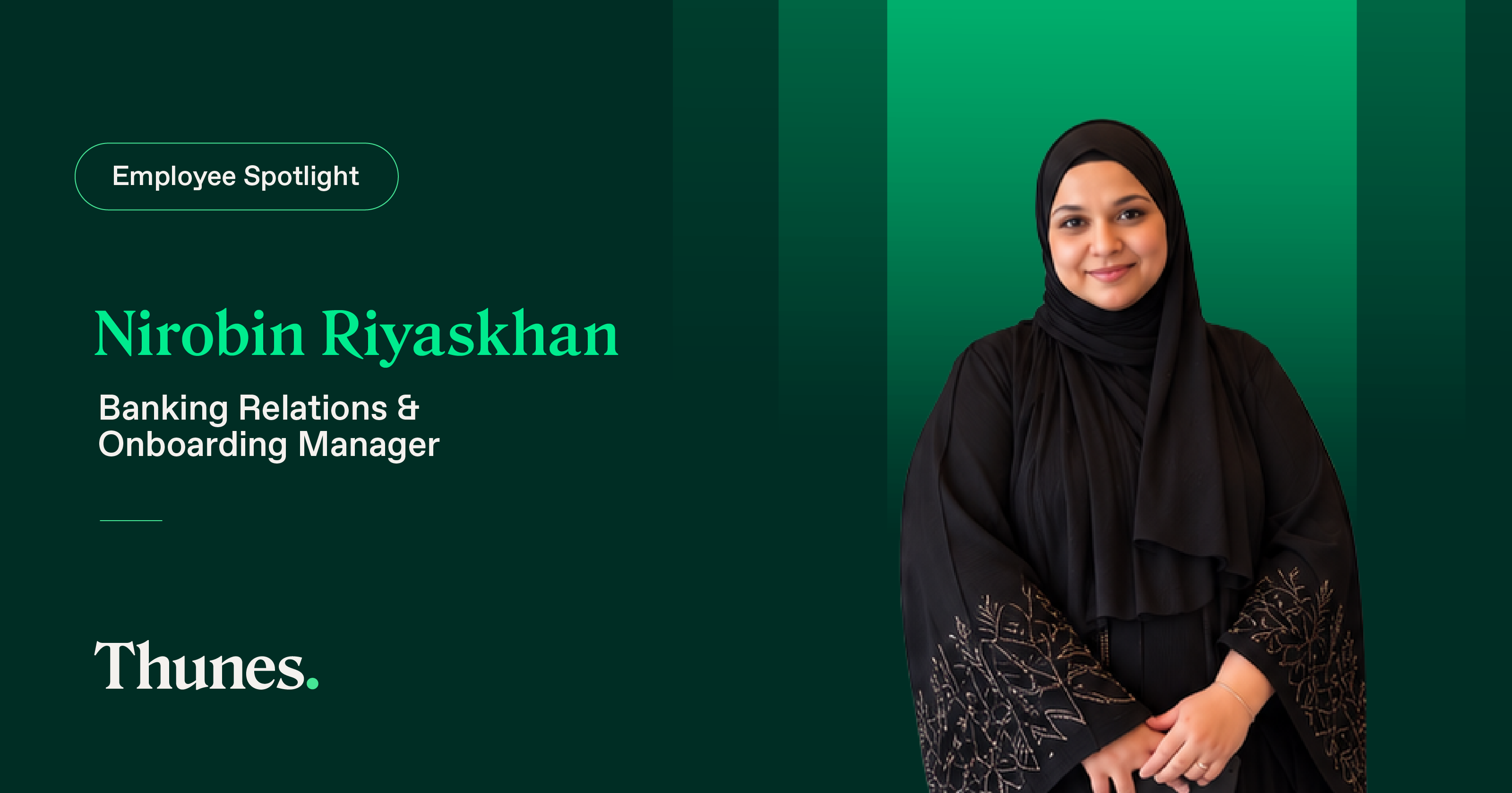 Employee Spotlight on Nirobin Riyaskhan