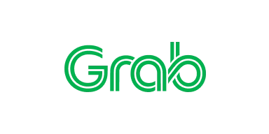 Grab logo in green wordmark on transparent background
