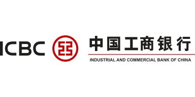 Brand logo on black background: red circular emblem to the left of a black wordmark with a thin red underline.